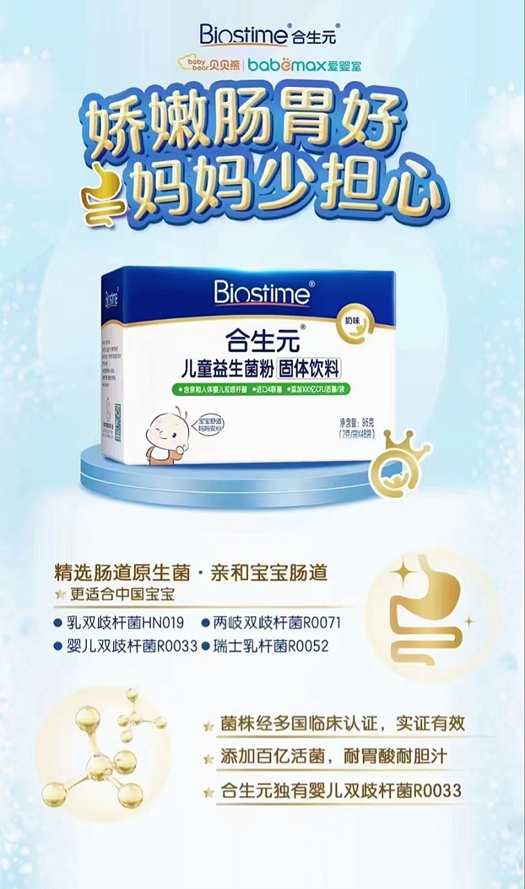 合生元益生菌最新版，小益生菌與家庭幸福的日常奇跡